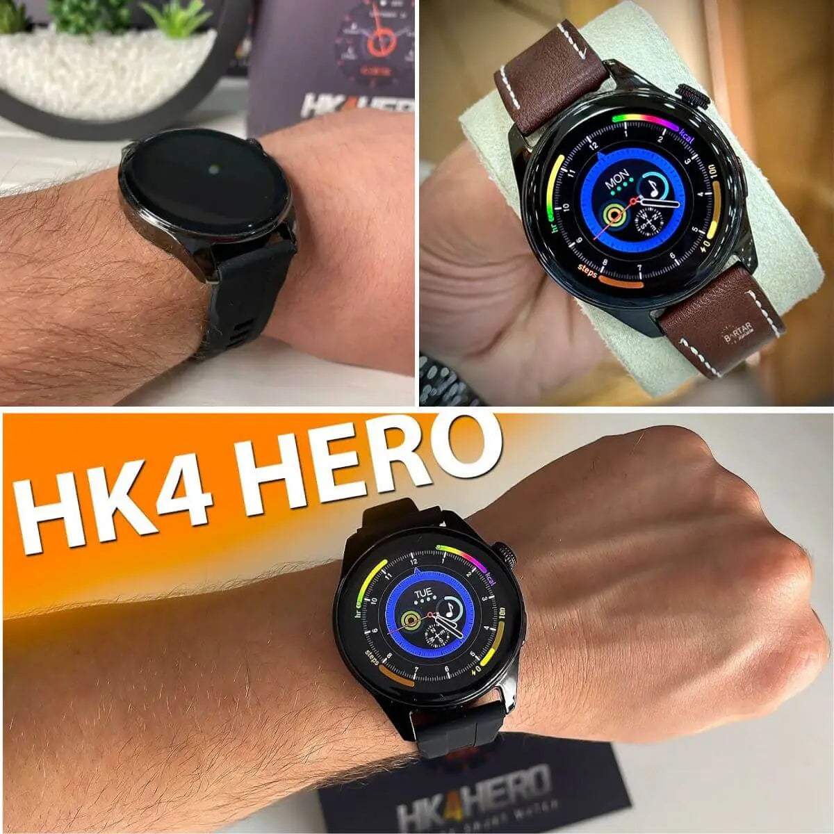 Smartwatch Deportivo HK4 Hero con Pantalla AMOLED NICOTECPERU